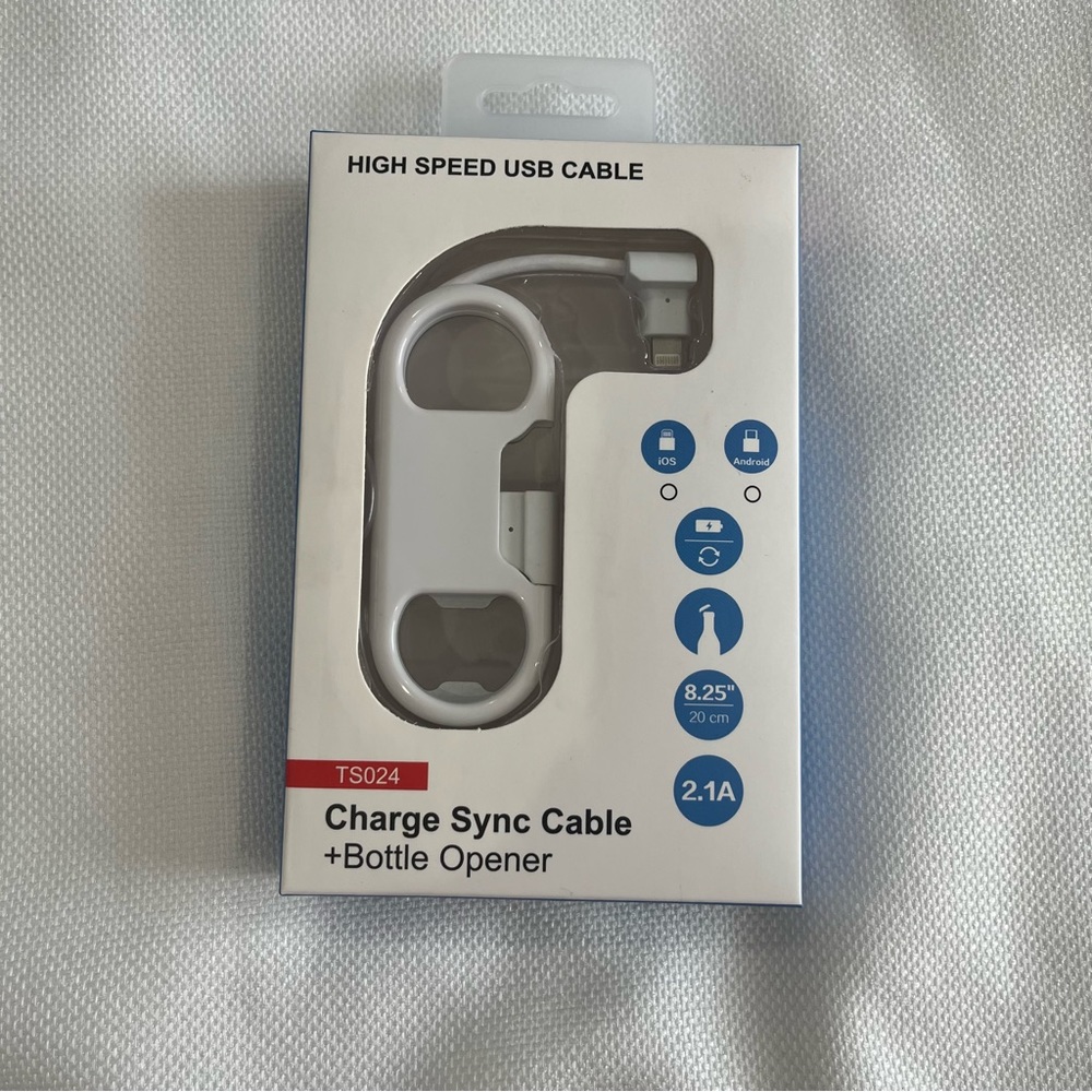 Charge Sync Cable plus Bottle Opener